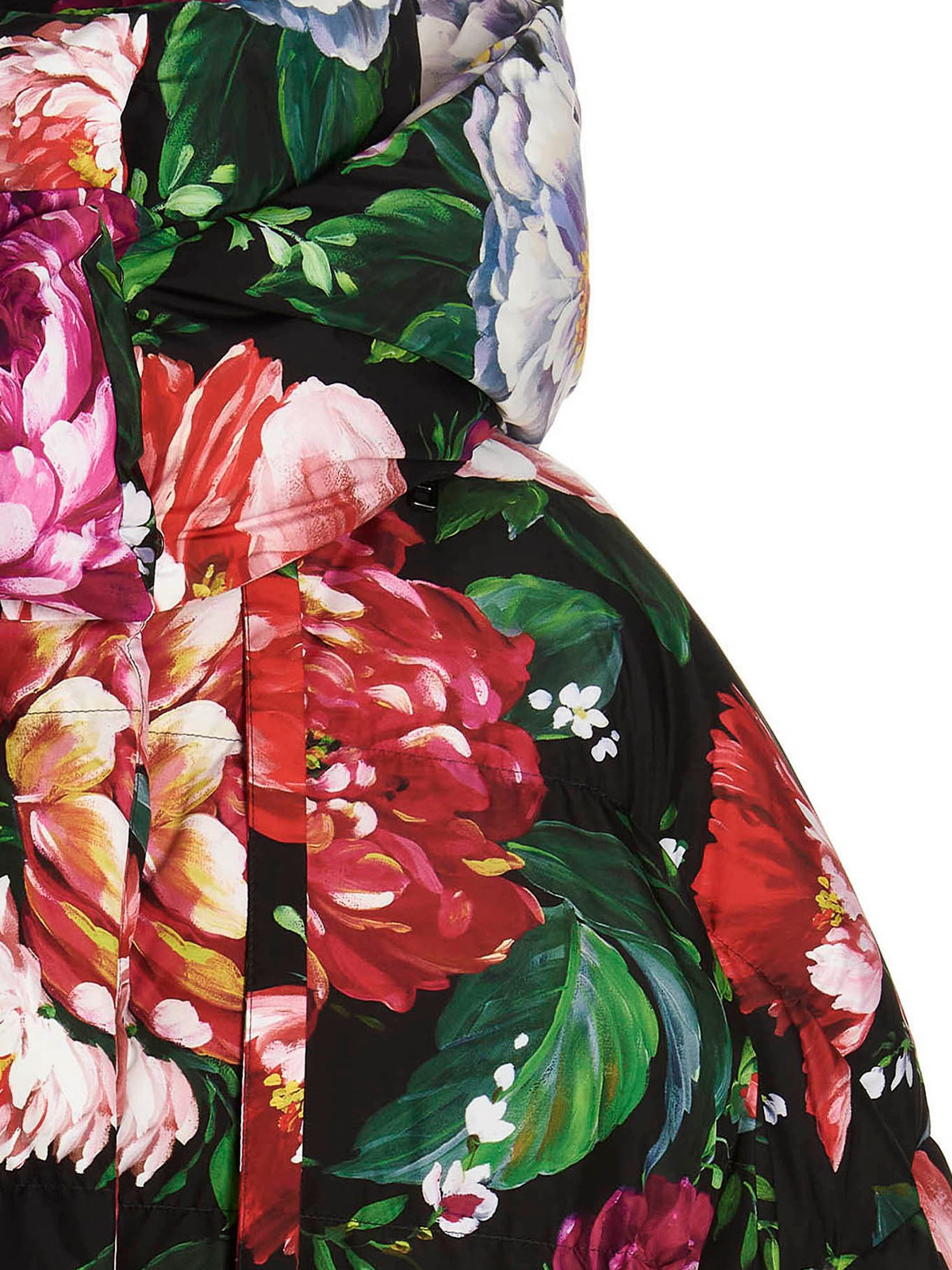 Dolce & Gabbana Floral print midi down jacket | F9N42TFSSIZHN3VW