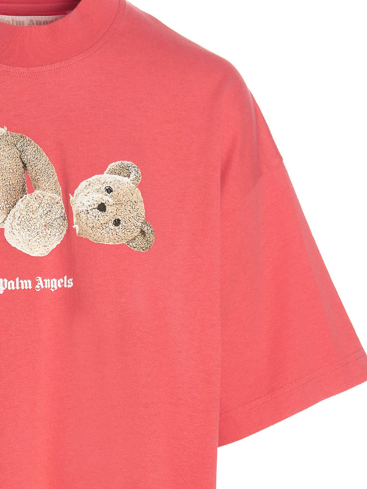 T-shirts Palm Angels - Bear loose T-shirt - PWAA017F22JER0043460