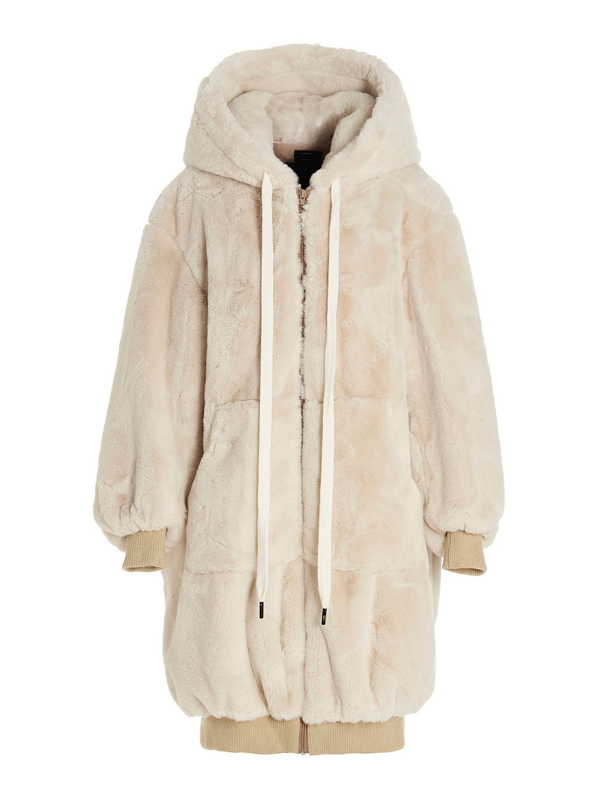 Fur Shearling Coats R13 Eco fur hooded coat R13WR096R155AR155A