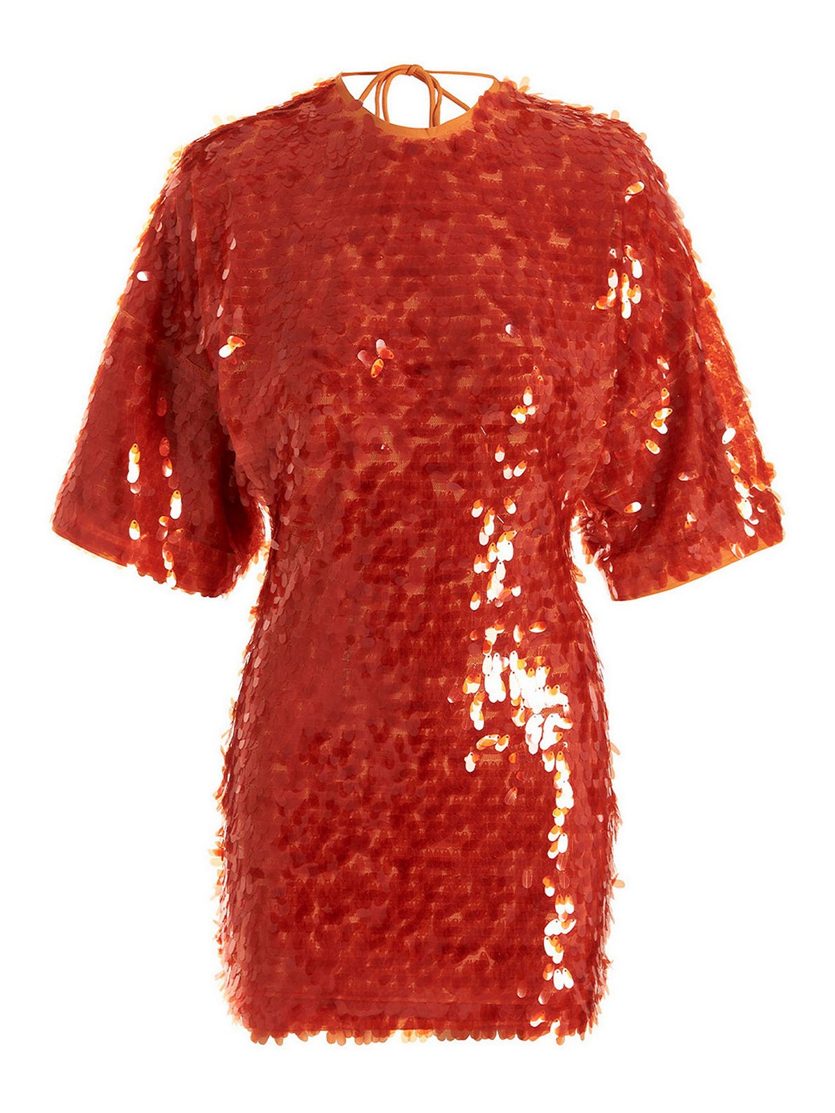 jasper mini dress in red orange Jasper Mini Dress