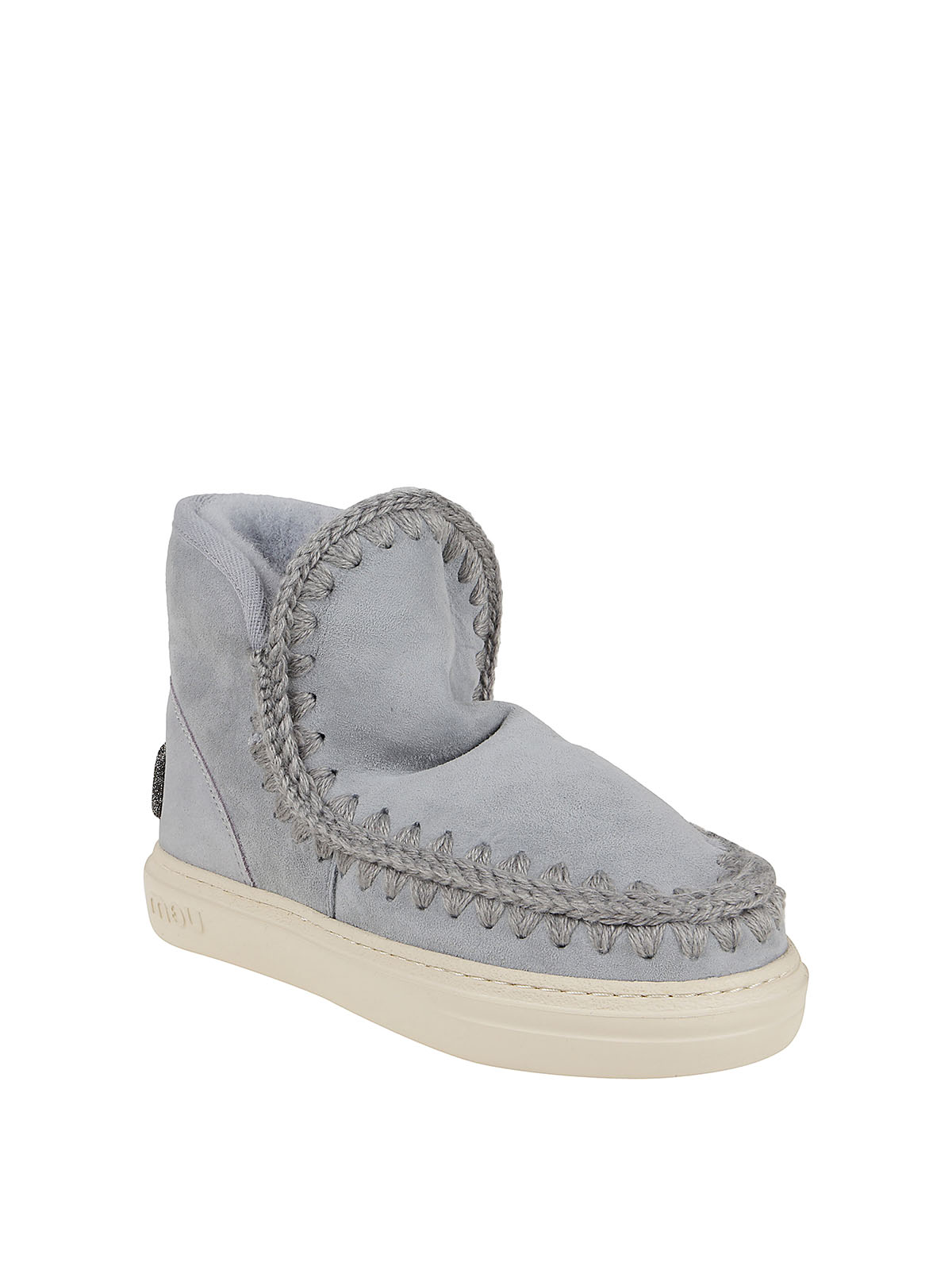 Shop Mou Eskimo Sneakers's Style Ankle Boots In Gris