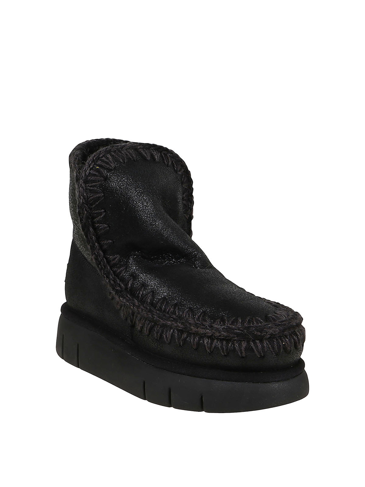 Shop Mou Eskimo 18 Ankle Boots In Negro
