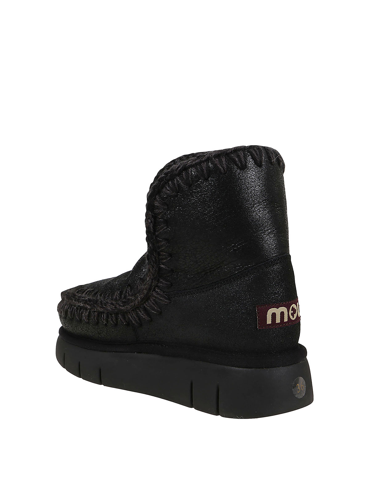 Shop Mou Eskimo 18 Ankle Boots In Negro