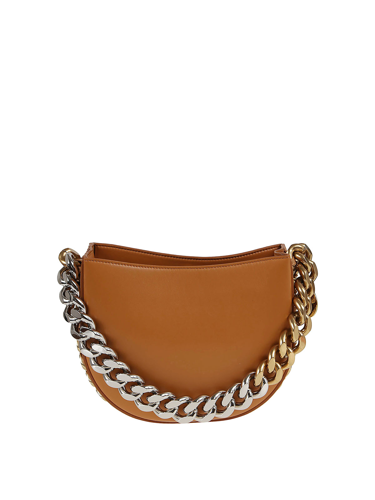 Shop Stella Mccartney Small Shoulder Bag In Alter-nappa In Marrón