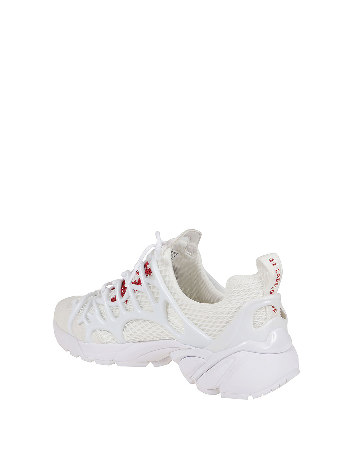 Shop 44 Label Group Tech Fabric Sneakers In Blanco
