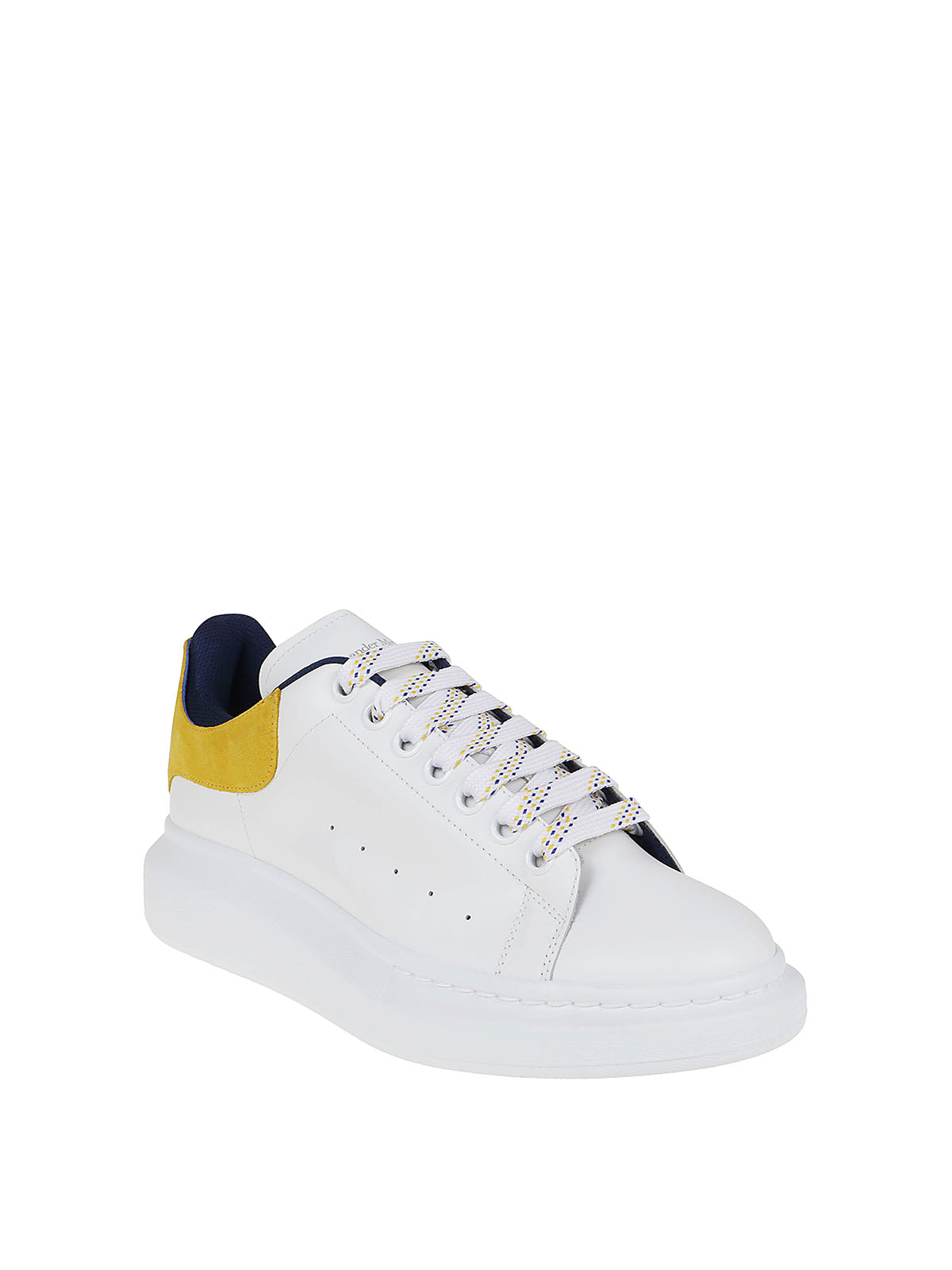 Alexander Mcqueen Leather sneakers White Men 705060WIBNT8998