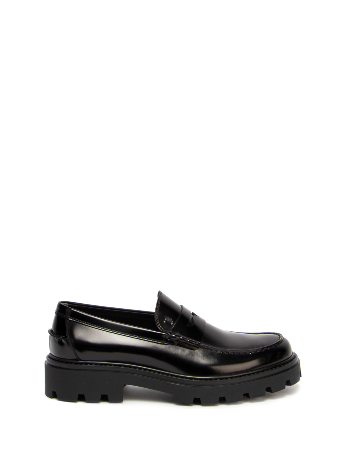 Tod's Patent-leather Loafers In Negro