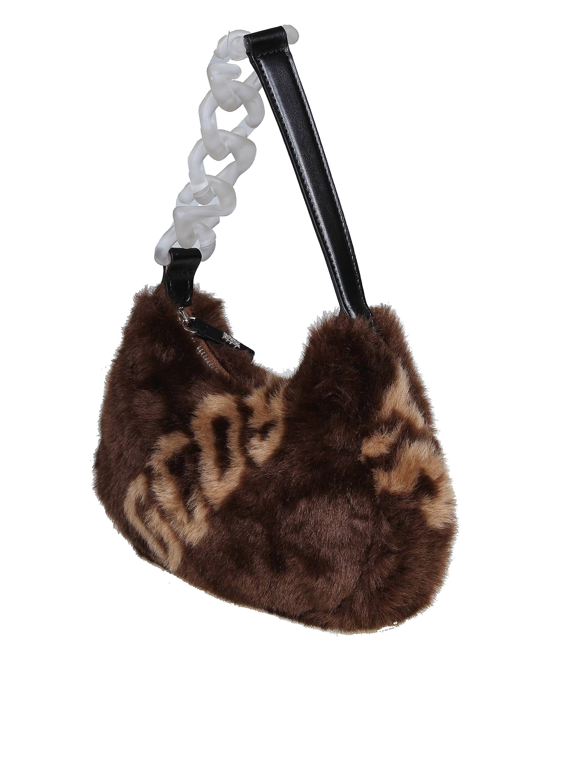 Louis Vuitton Mink Fur Shoulder Bag in Brown