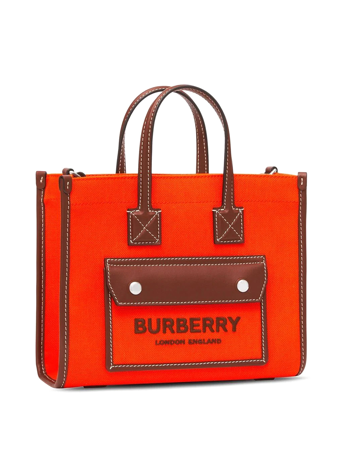 Horseferry Canvas Tote Bag in Multicoloured - Burberry