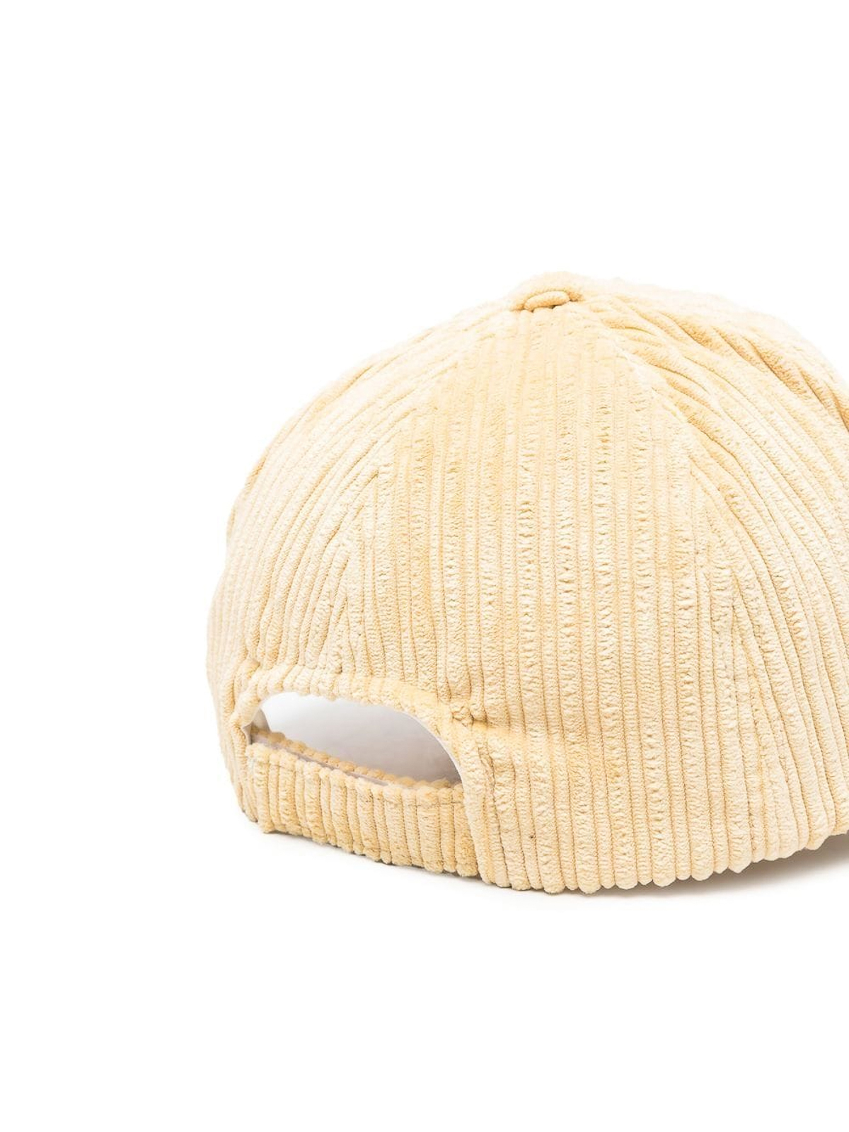 Isabel Marant Cream Logo Baseball Cap Isabel Marant Solid Color Tyron Cap With Embroidered Logo In  main image 3