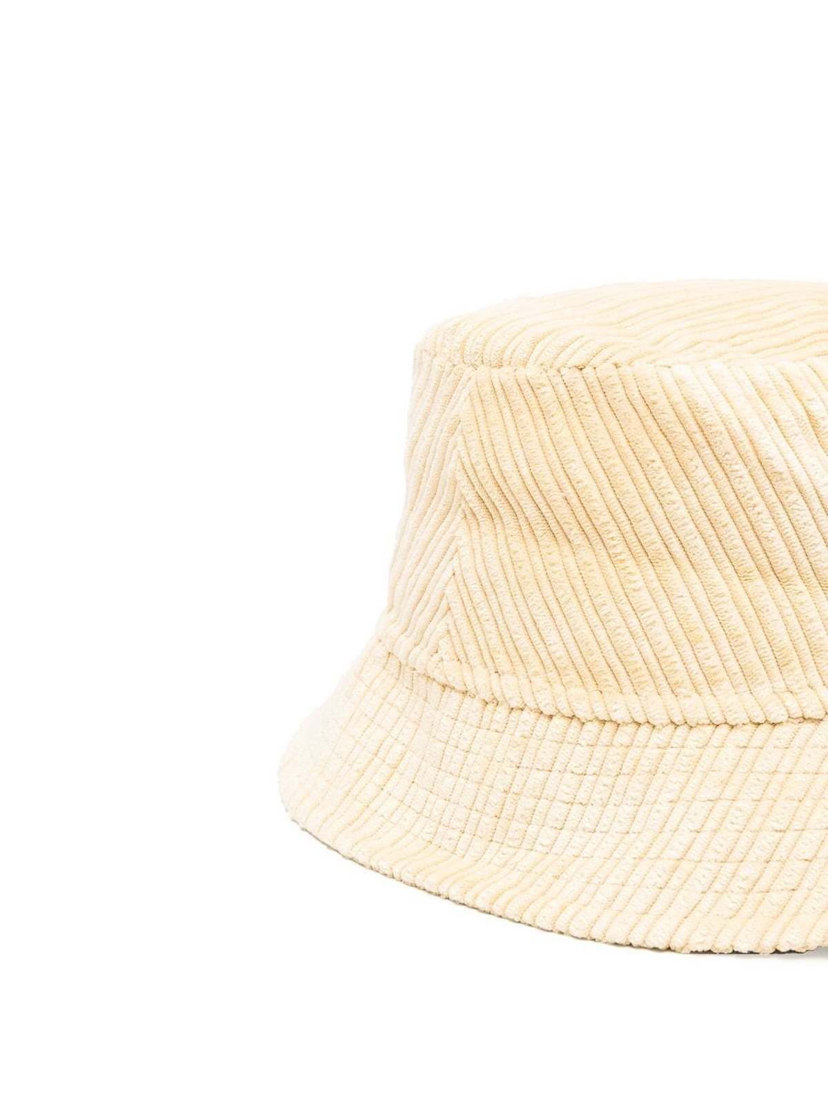 Shop Isabel Marant Corduroy Bucket Hat In Light Yellow