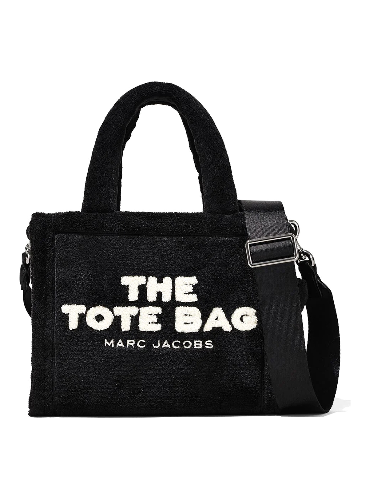 Shop Marc Jacobs The Terry Mini Tote Bag In Black