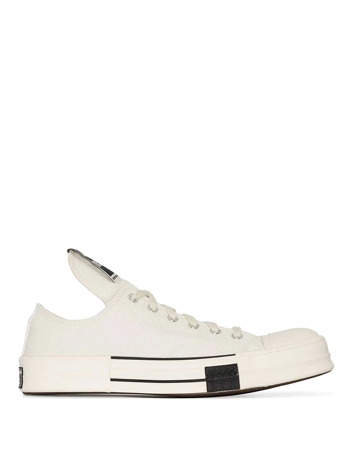 Shop Rick Owens X Converse Drkstar Low-top Sneakers In White