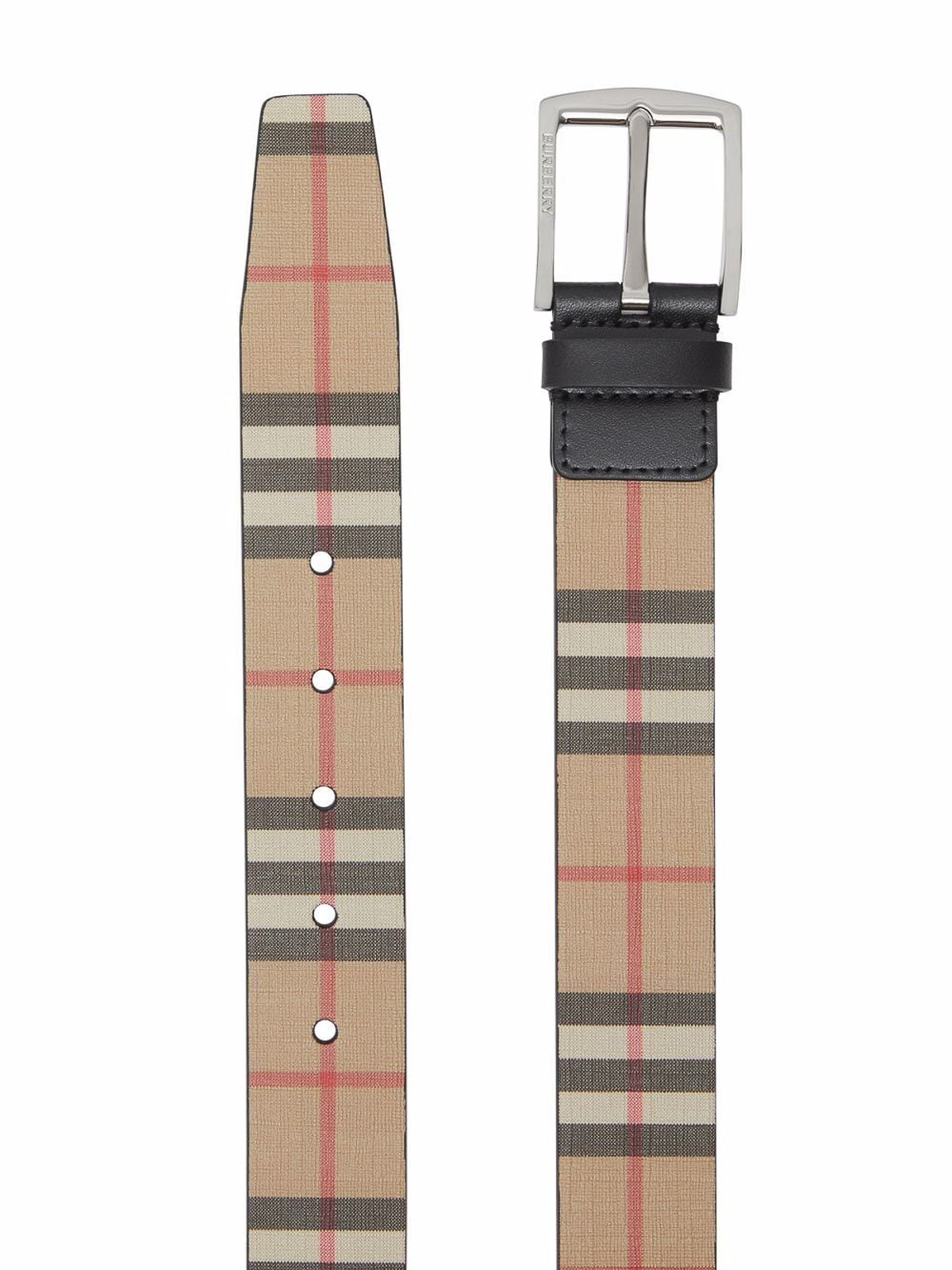 Burberry Vintage check-print belt - Beige - Men | 8052782