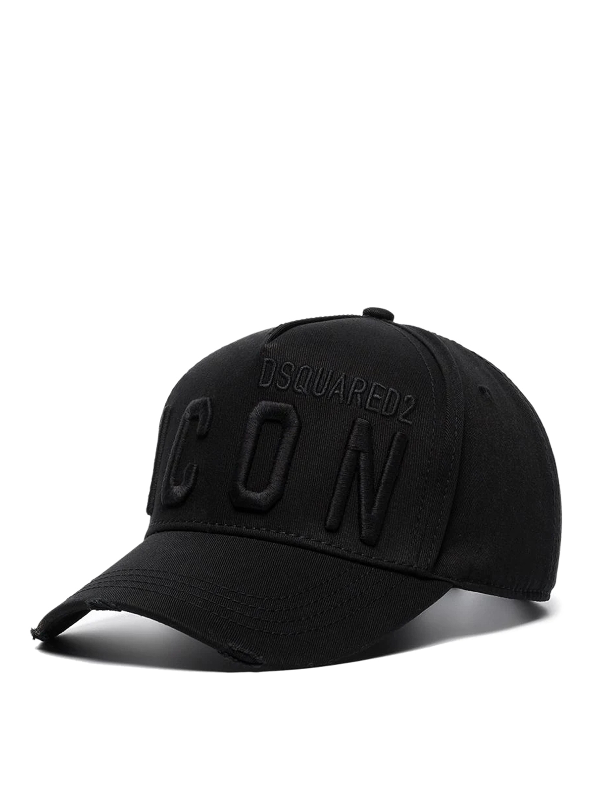 Shop Dsquared2 Icon Cotton Baseball Cap In Black