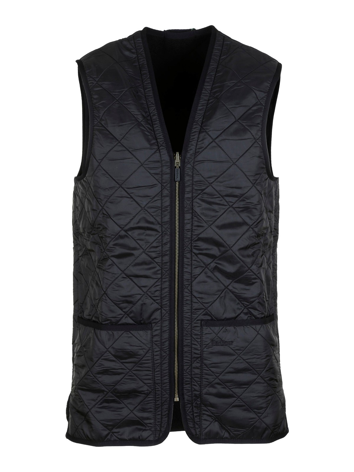 Barbour Quilted Padded Vest In Black