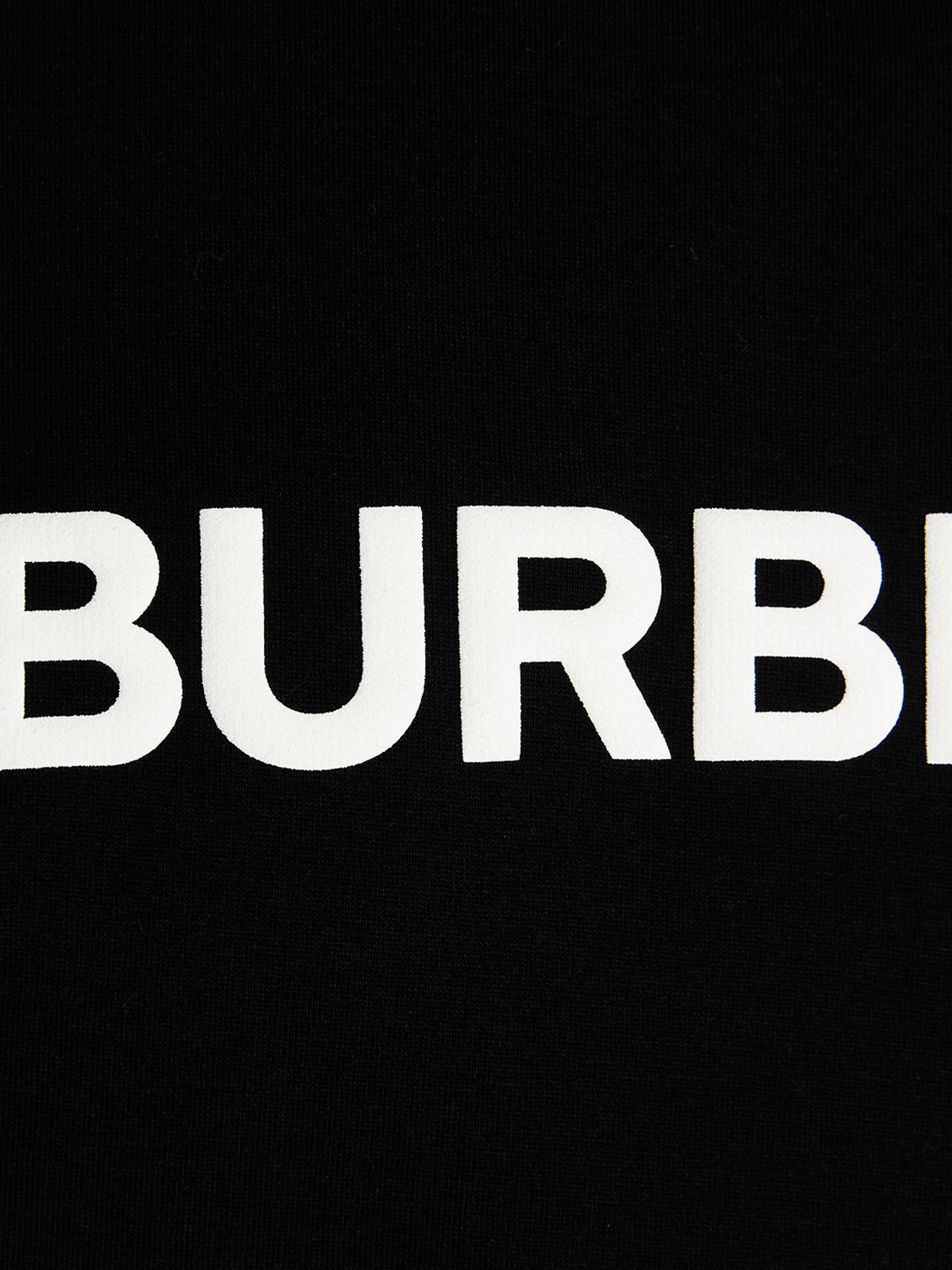 Shop Burberry Camiseta - Harriston In Negro