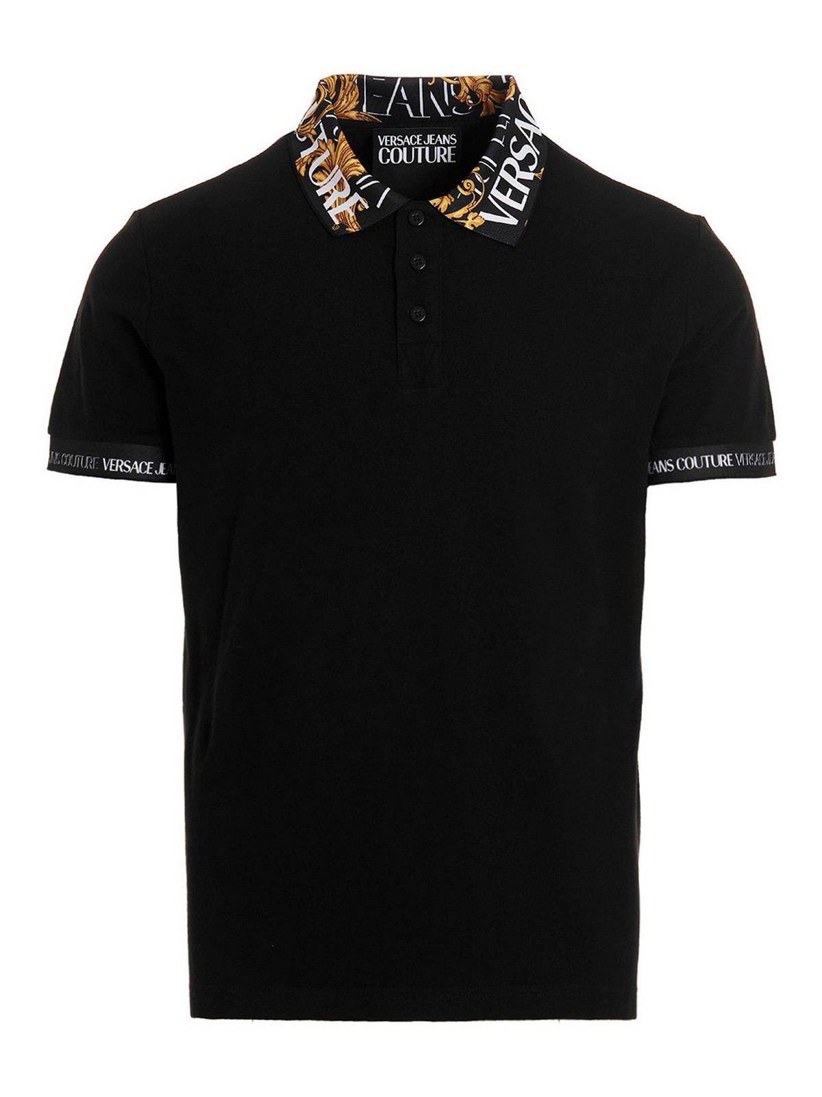 Polos Versace Jeans Couture - Polo - Negro - 73GAGT10CJ01T899