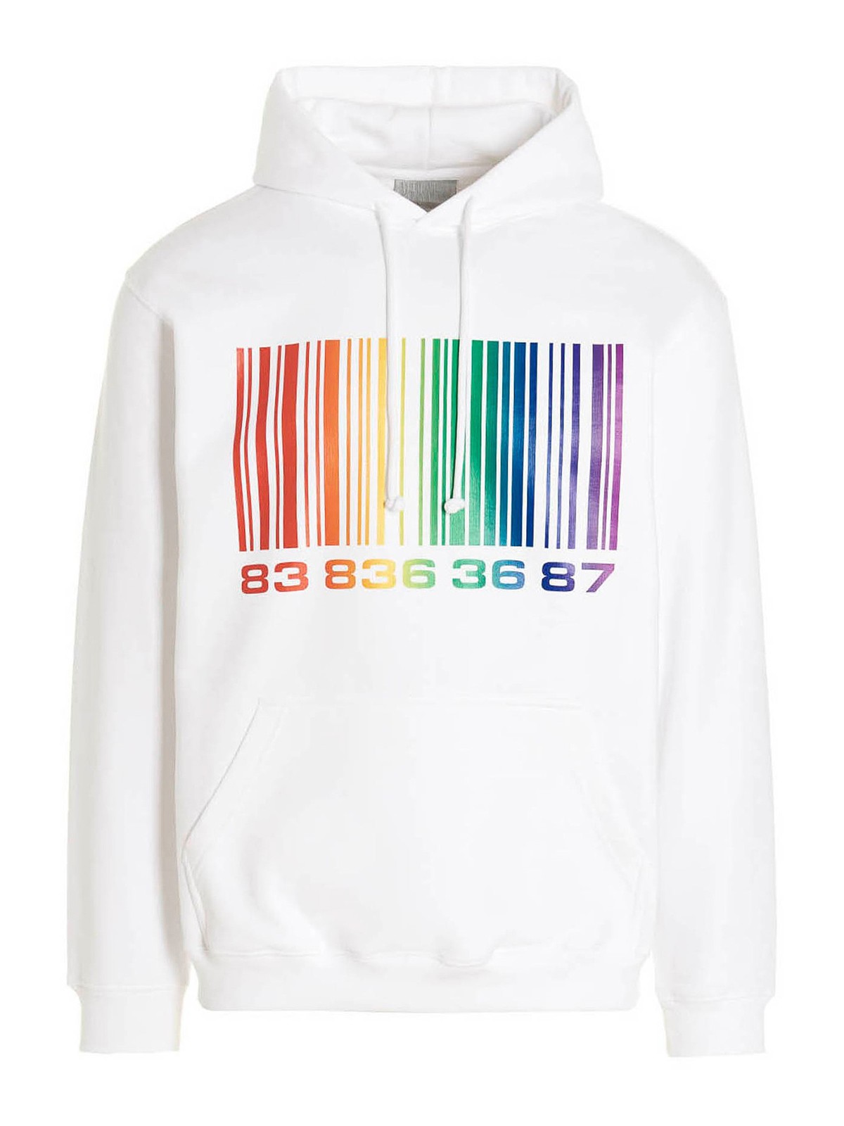 スウェット・トレーナー VTMNTS White Cotton Blend Oversize Sweatshirt Vtmnts Cotton blend hoodie - White - Men