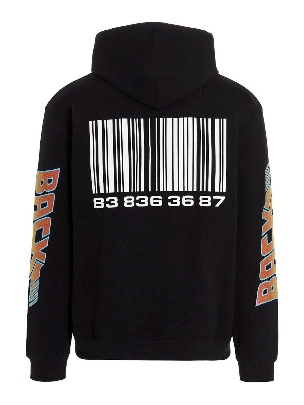 Vtmnts Back To The Future hoodie - Black - Men|VL14HD550BBLACK