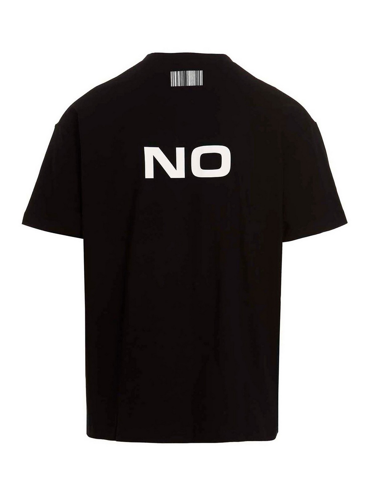 Tシャツ Vtmnts - Tシャツ - Yes/No - VL14TR140WBLACKWHITE | THEBS