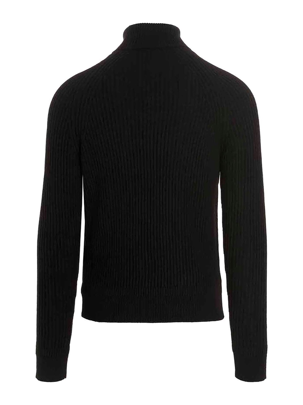 Shop Zanone English Rib Sweater In Negro
