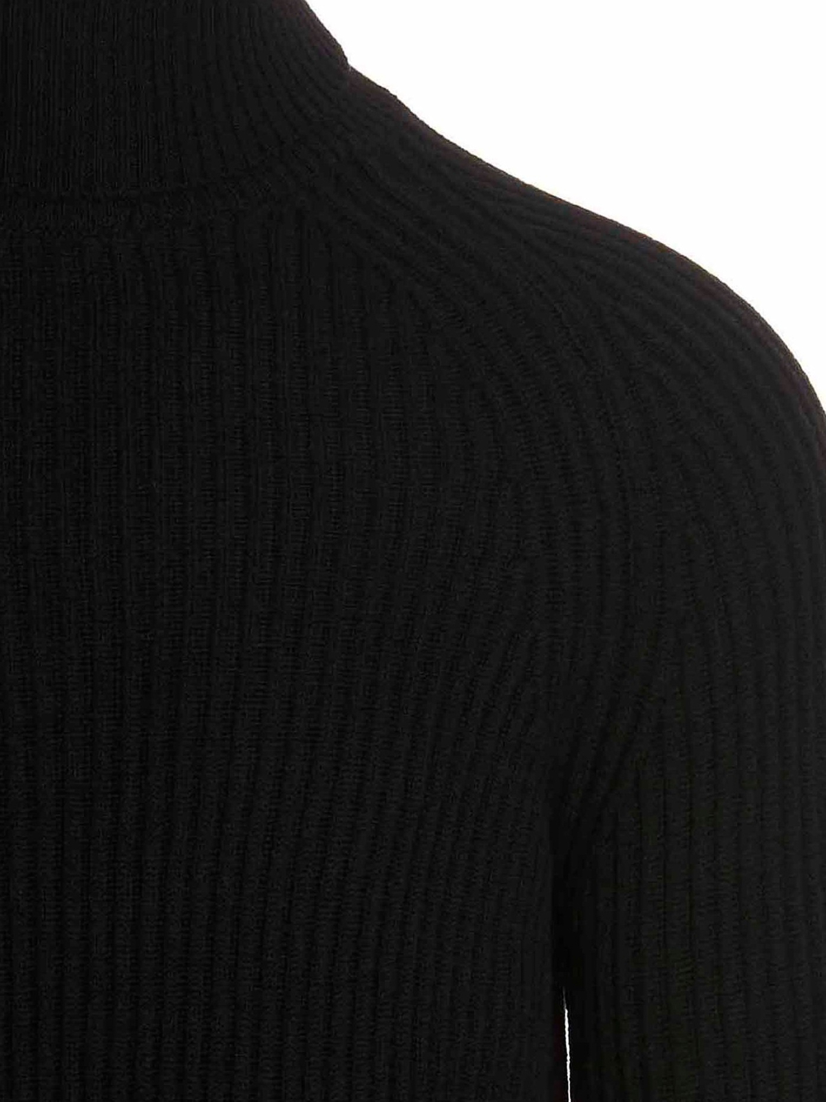 Shop Zanone Suéter Con Cuello Alto - Negro