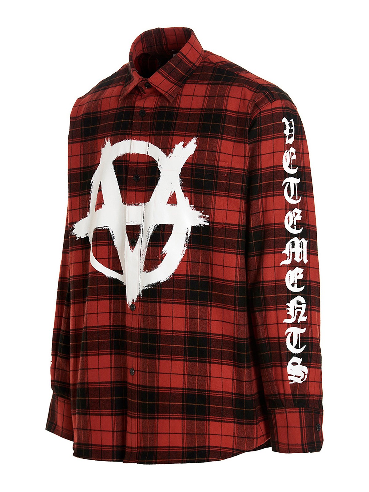 Shirts Vetements - Anarchy shirt - UA53SH750RREDCHECK