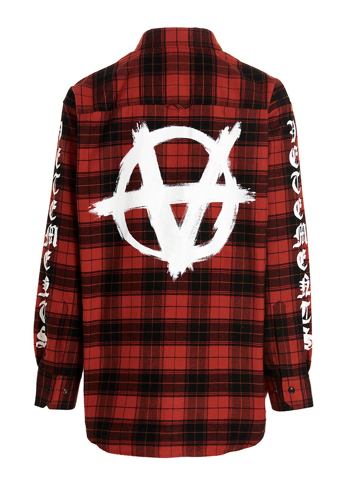 Shirts Vetements - Anarchy shirt - UA53SH750RREDCHECK