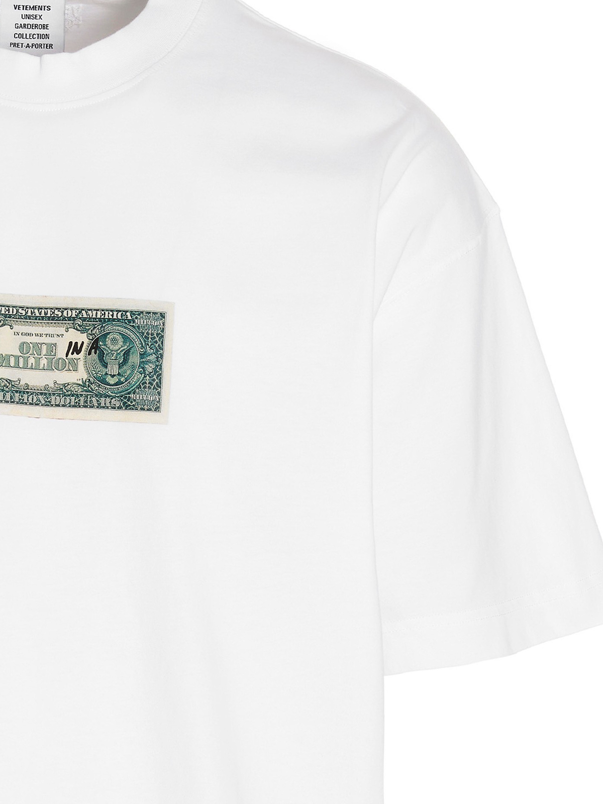 T-shirts Vetements - T-shirt One In A Million - UA53TR140WWHITE