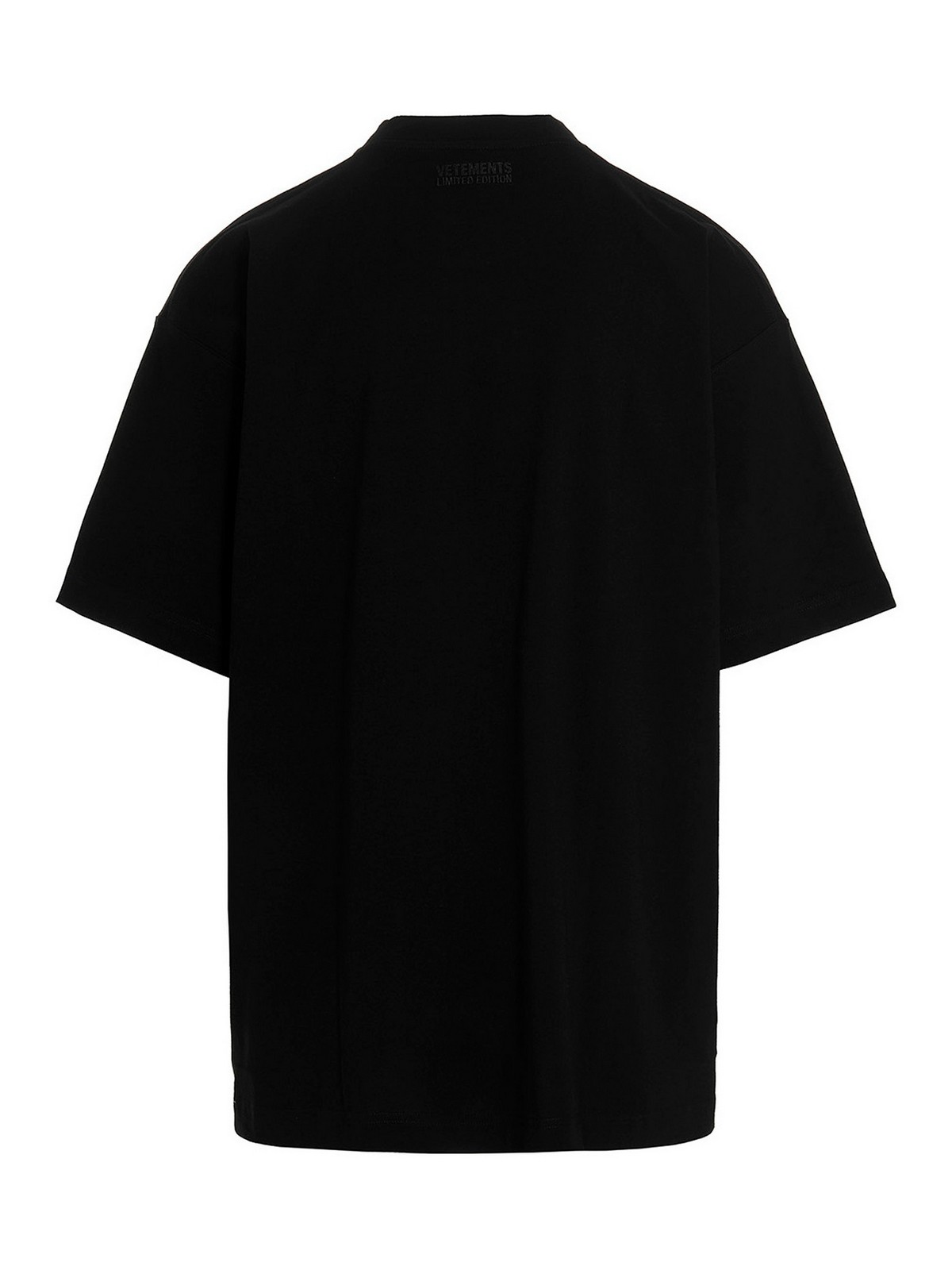 Vetements Logo T-shirt - Black - Men|UA53TR220BBLACK | thebs.com
