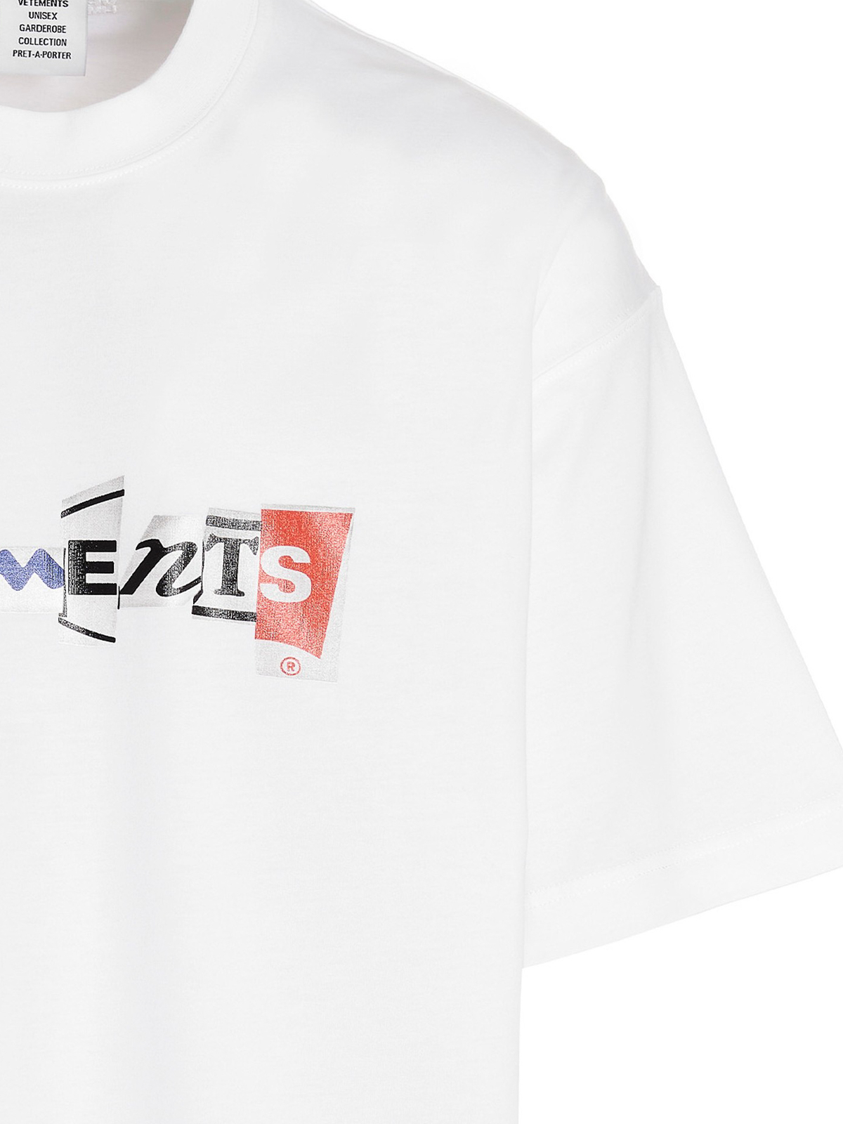 T-shirts Vetements - Logo T-shirt - UA53TR220WWHITE