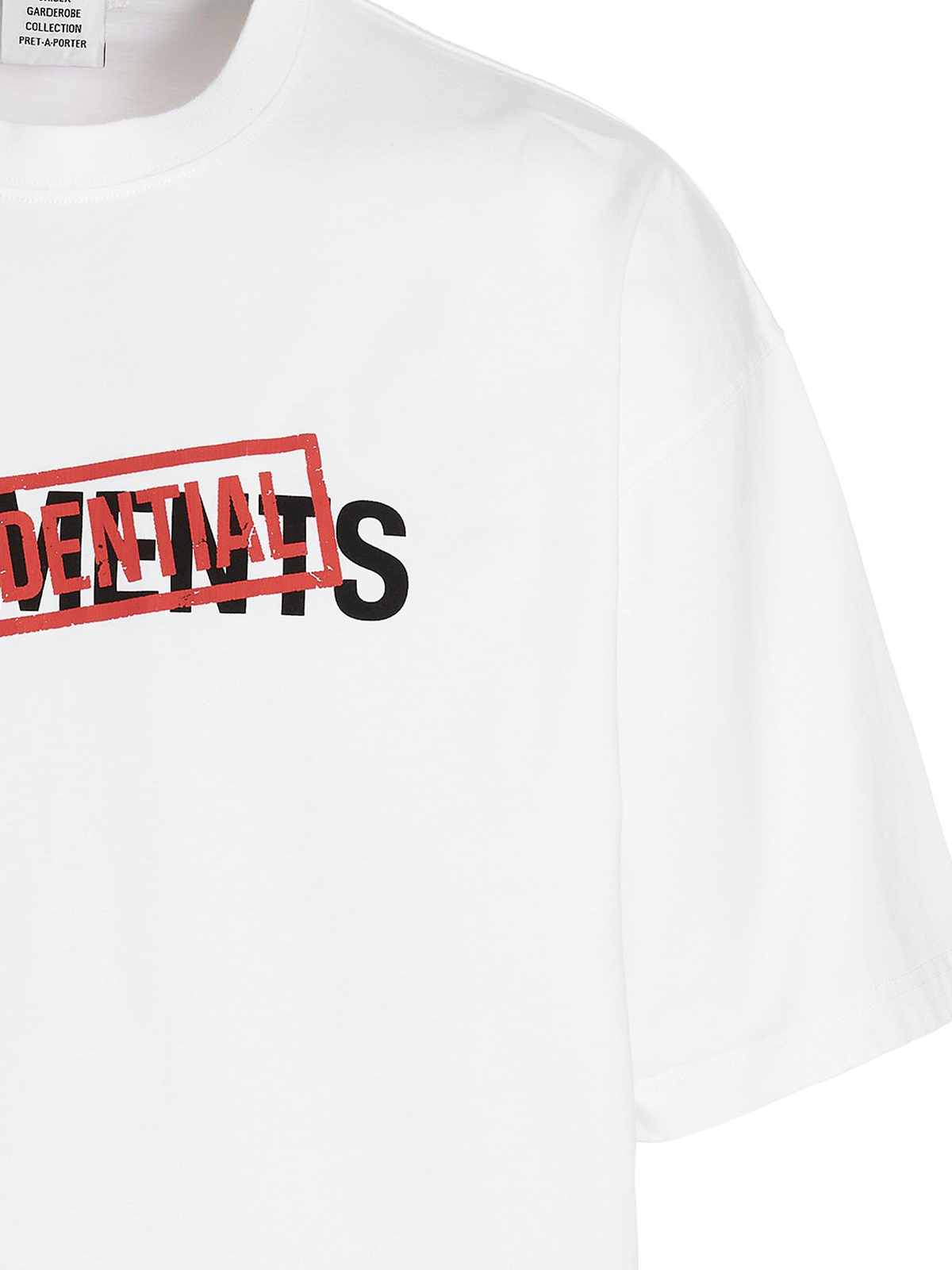 T-shirts Vetements - T-shirt Confidential - UA53TR460WWHITE