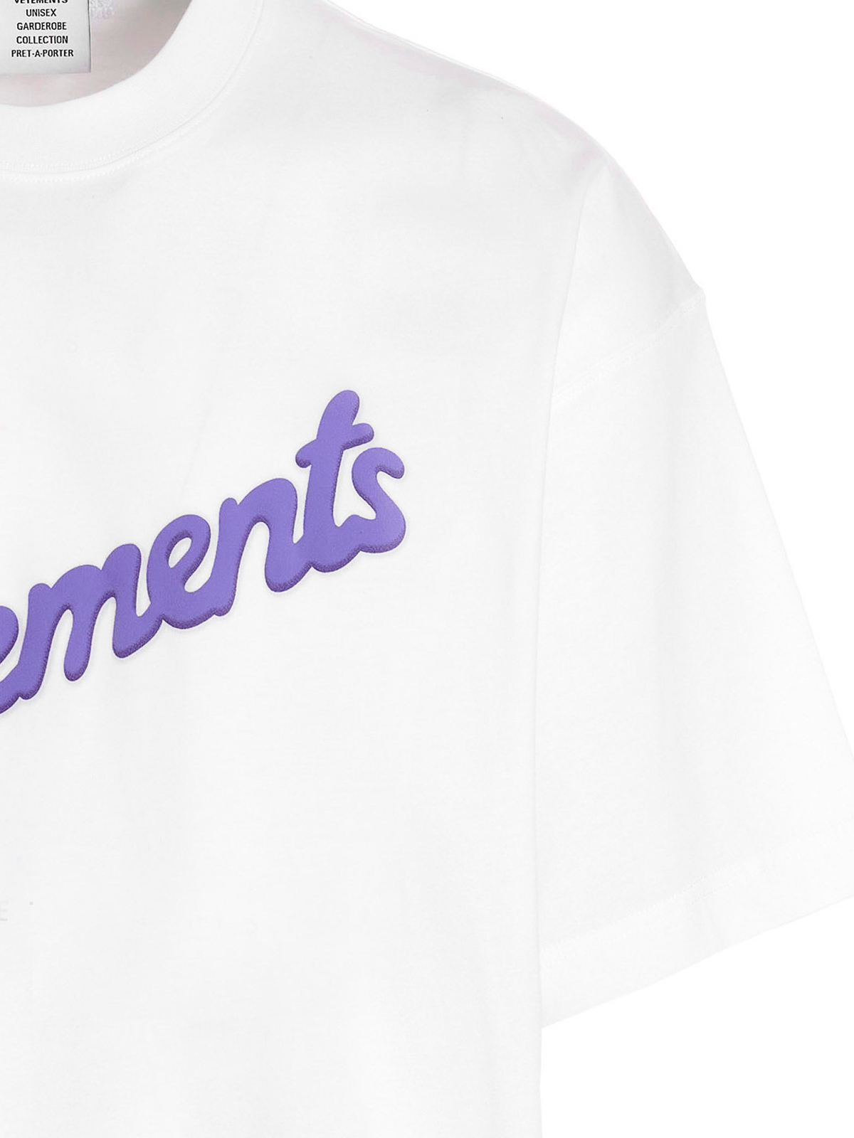 VETEMENTS ヴェトモン 22AW Sweet Logo Tee スウィートロゴクルーネック半袖Tシャツ UA53TR480W ホワイト