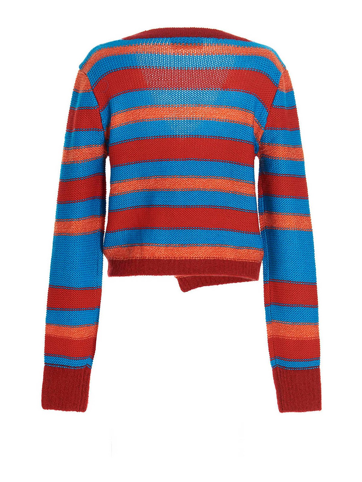 Marta Stripe Cardigan in Red/Multi – SVRN