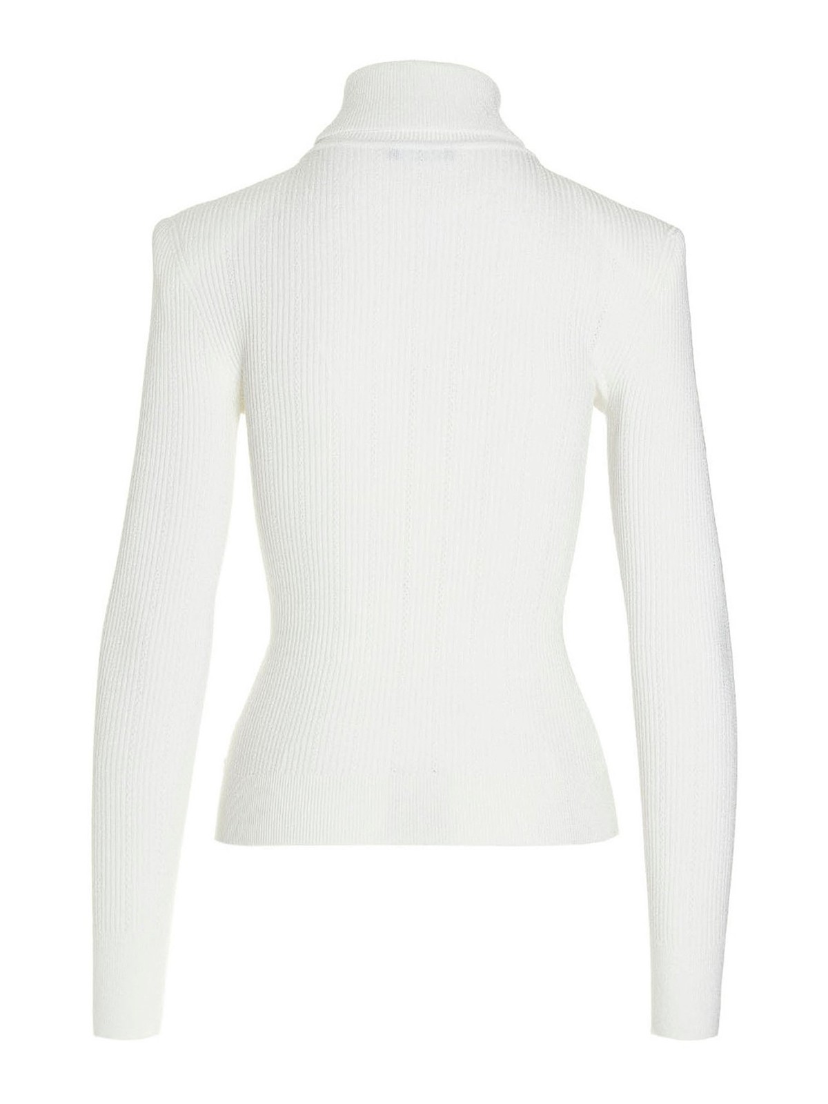 Balmain タートルネック/ポロネック - 白|YF0KH000KB000FA