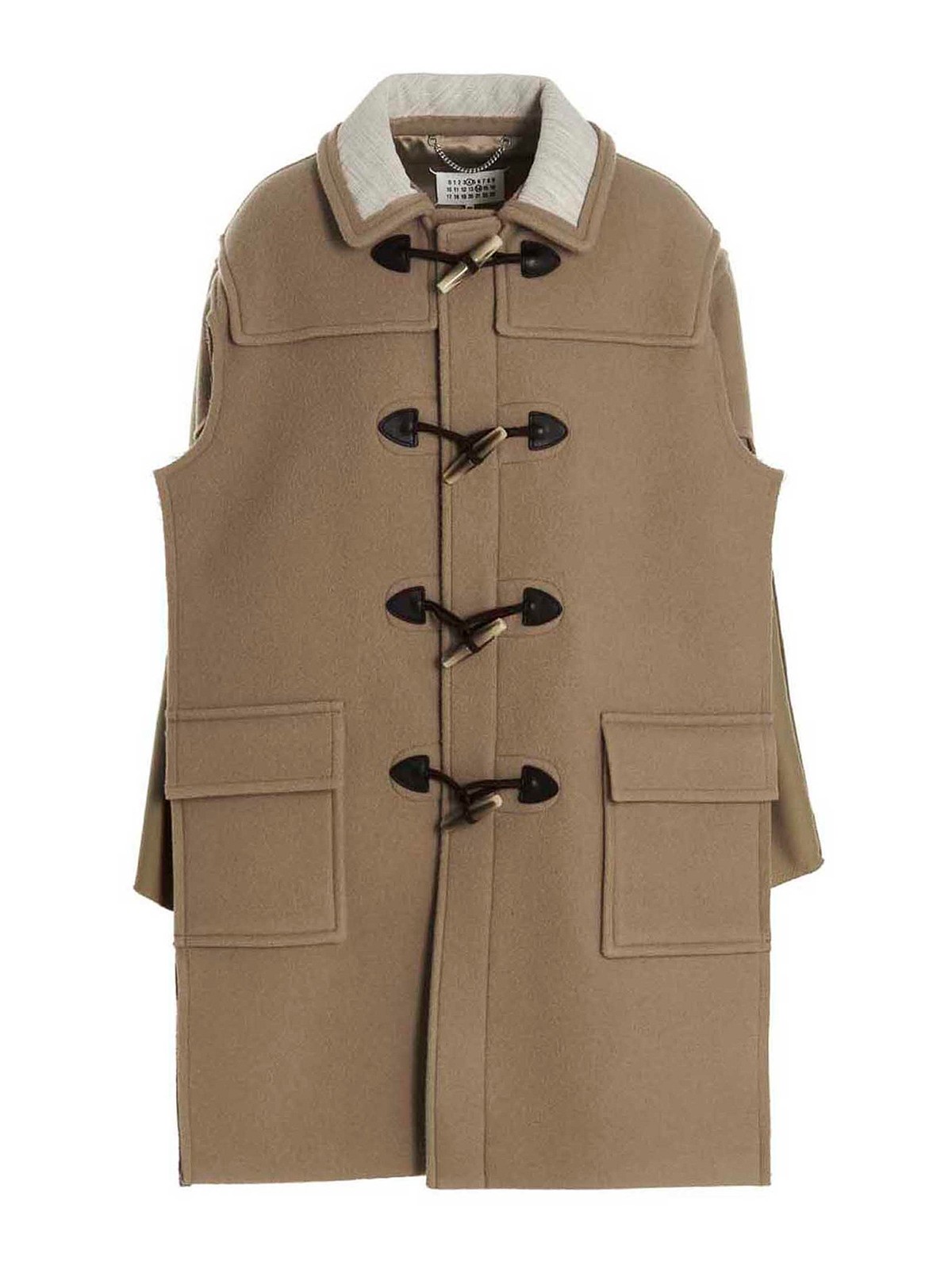 マルジェラ ポンチョ ケープ Maison Martin Margiela Maison Margiela ケープ/ポンチョ - ベージュ | SI0AA0005S44580114