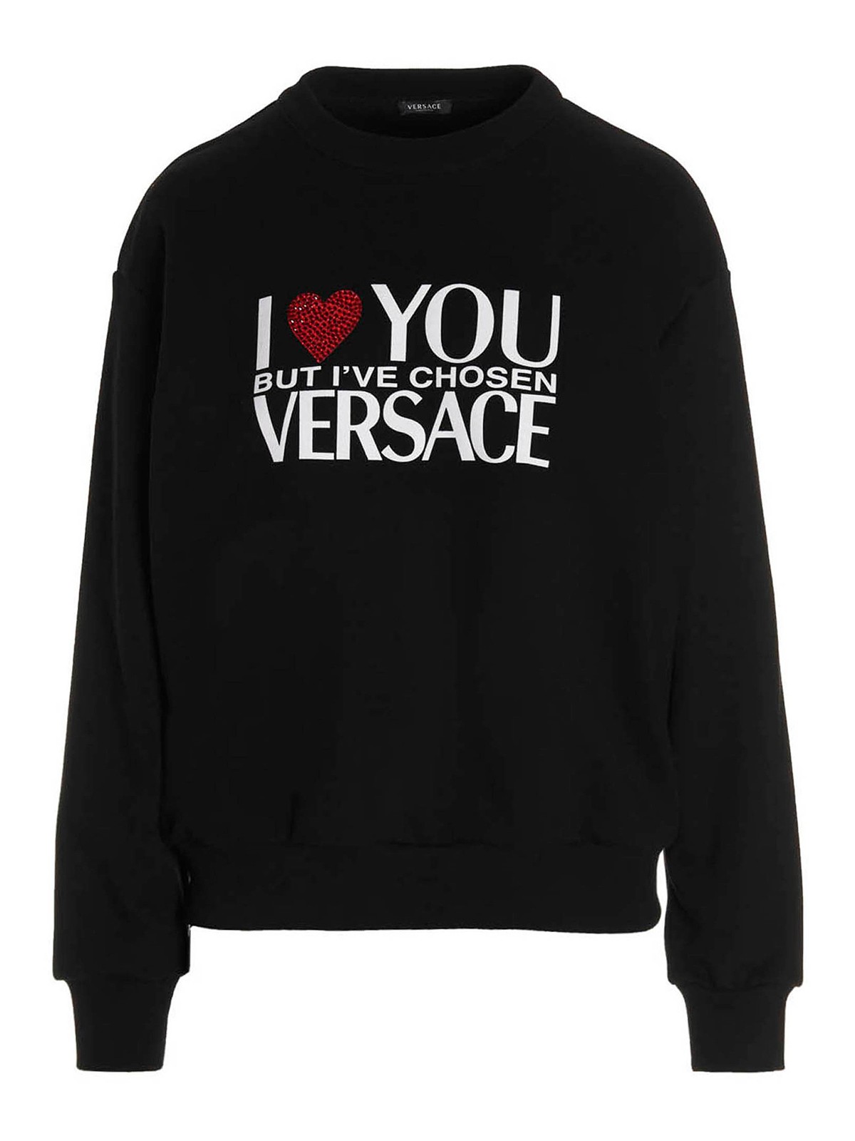 Versace Sudadera - I Love You In Negro
