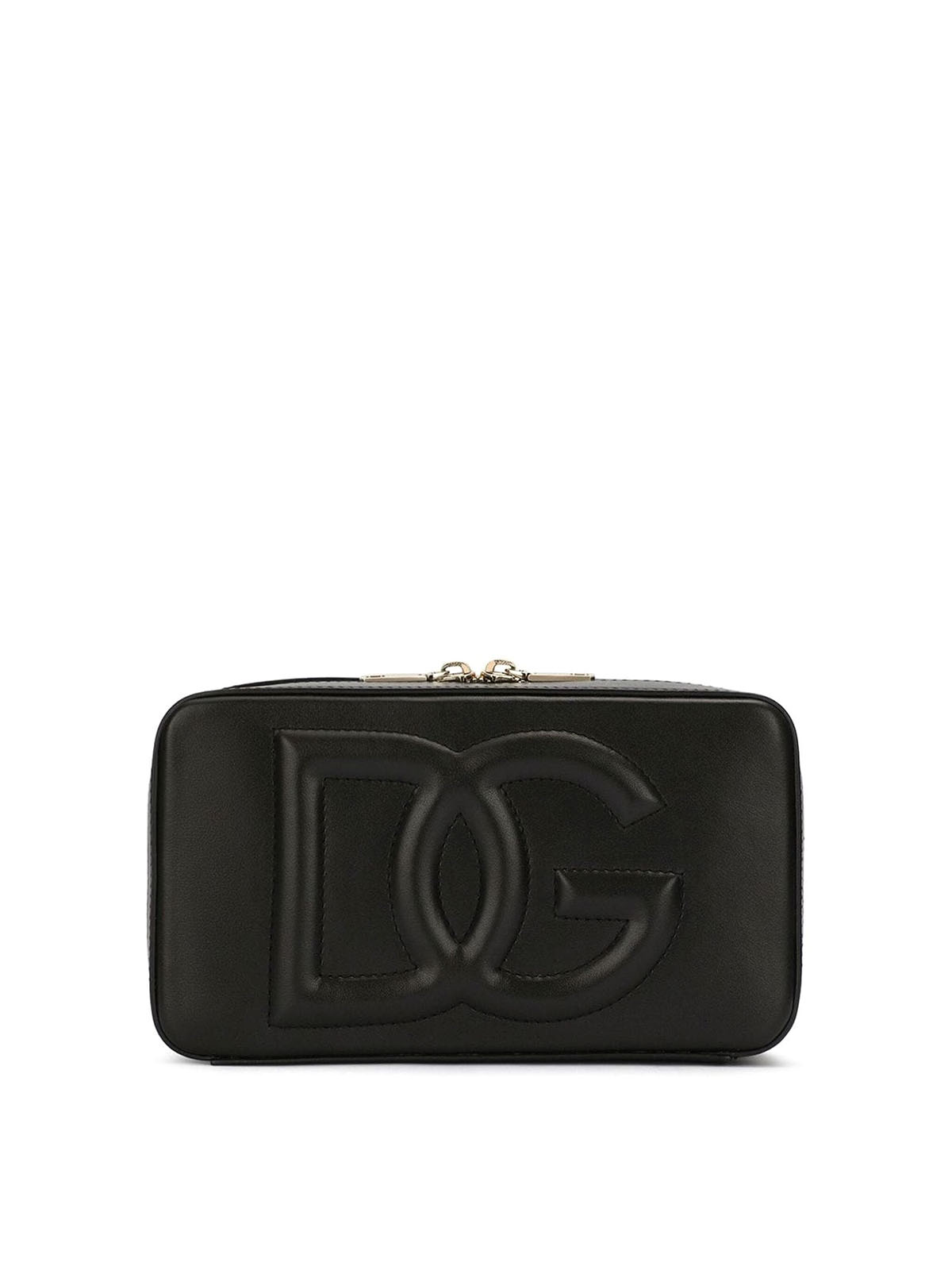 Dolce & Gabbana Leather Shoulder Bag In Negro