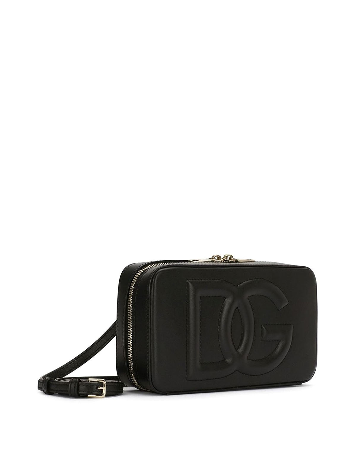 Shop Dolce & Gabbana Leather Shoulder Bag In Negro