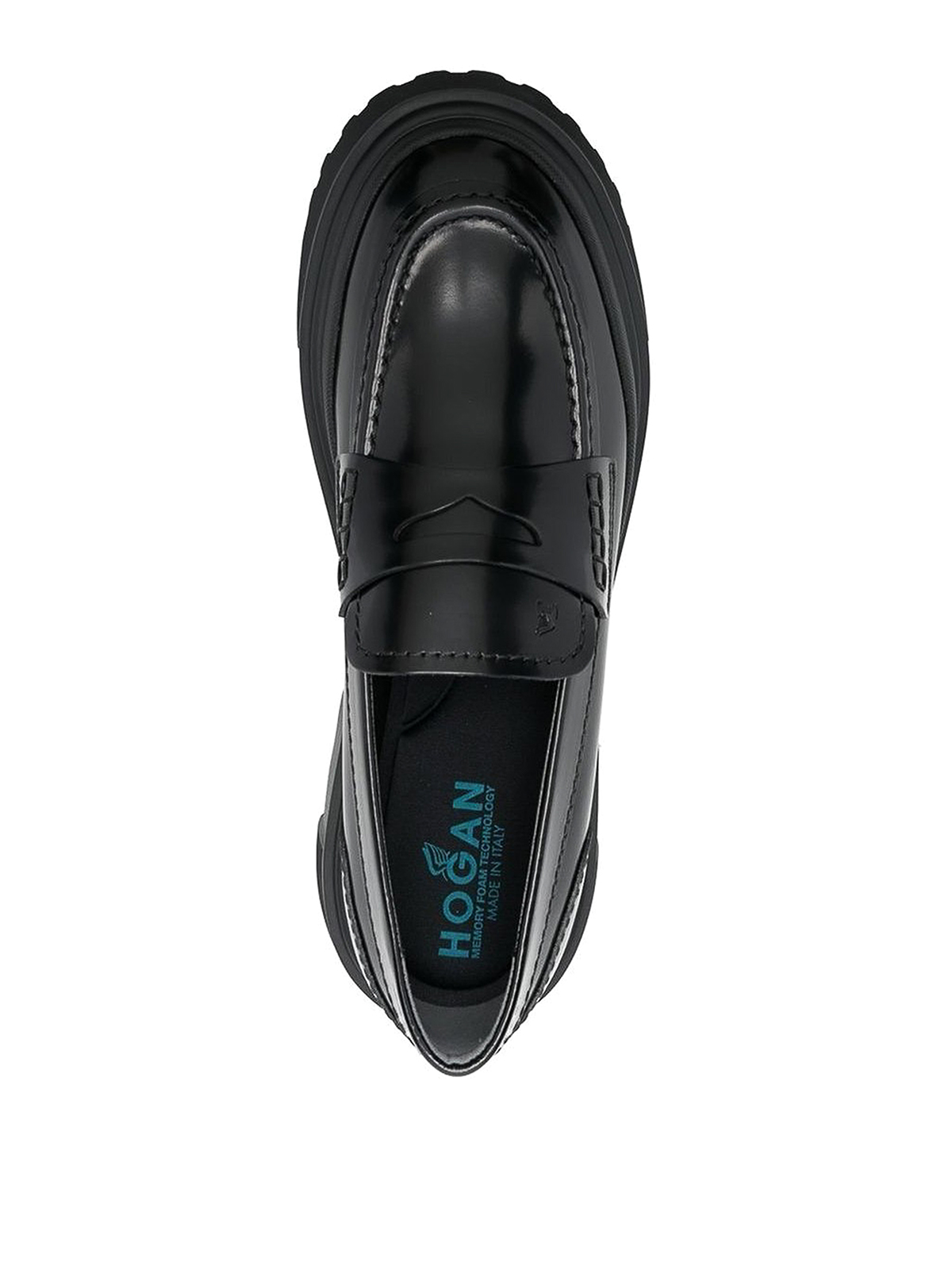Shop Hogan H629 Loafers In Negro