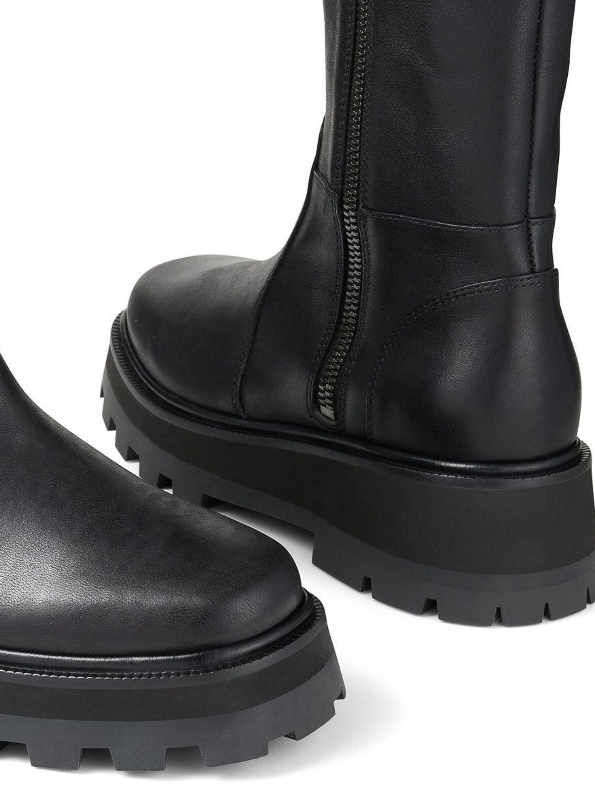 Boots Jimmy Choo - Bayu Flat leather boots - BAYUFLATRESBLACK