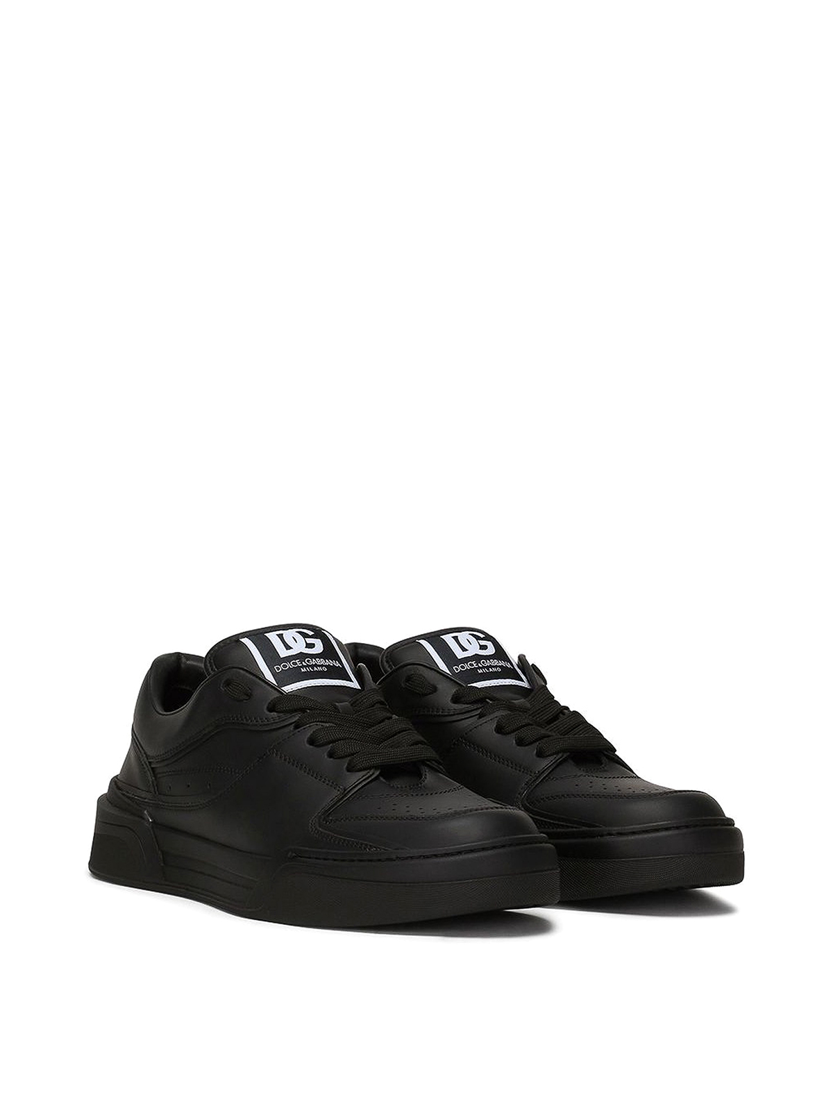 Shop Dolce & Gabbana New Roma Sneakers In Negro