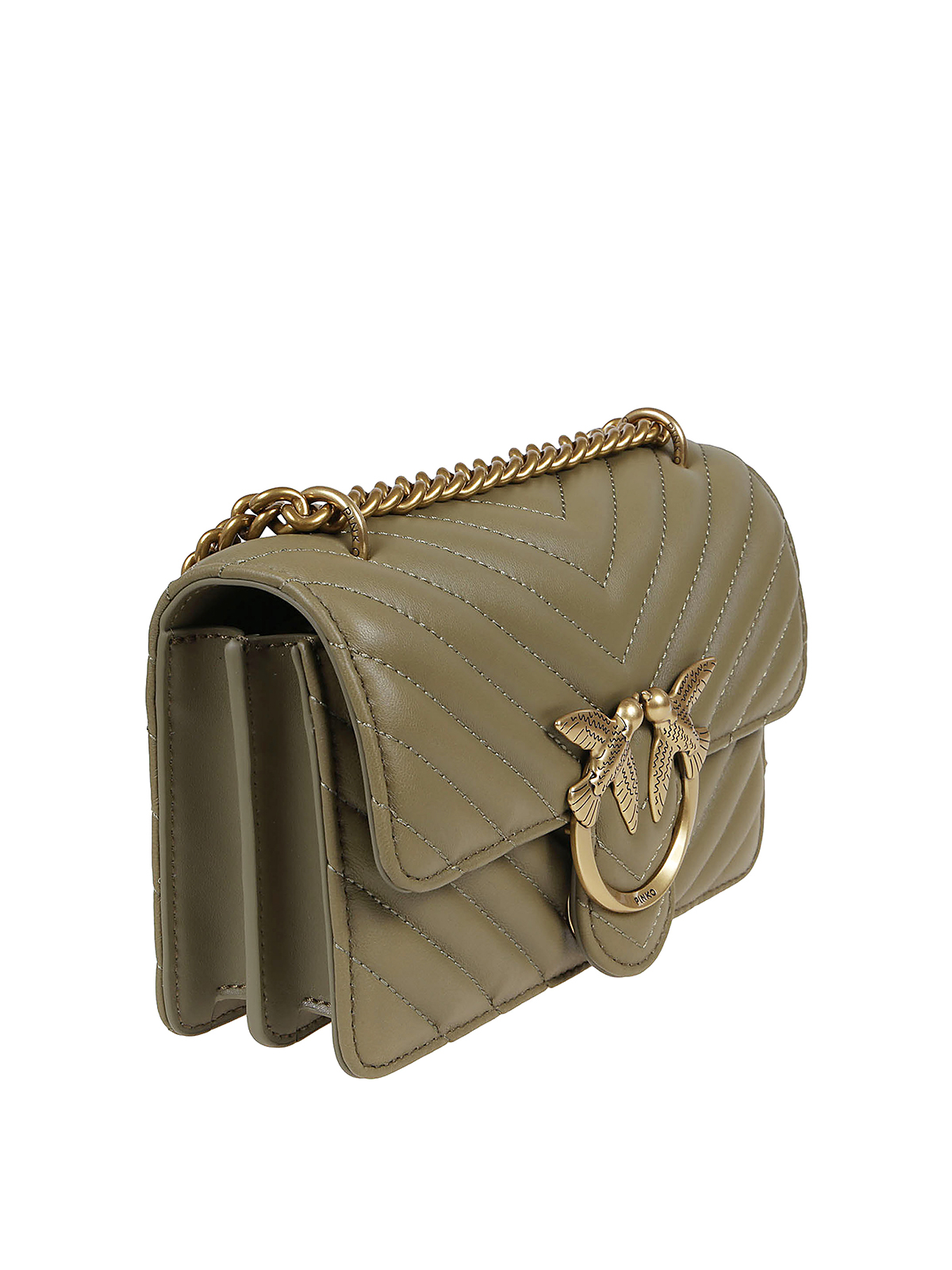 Pinko Love Mini Icon Chevron 1 bag - Green - Women|1P22ULA03ZU86Q