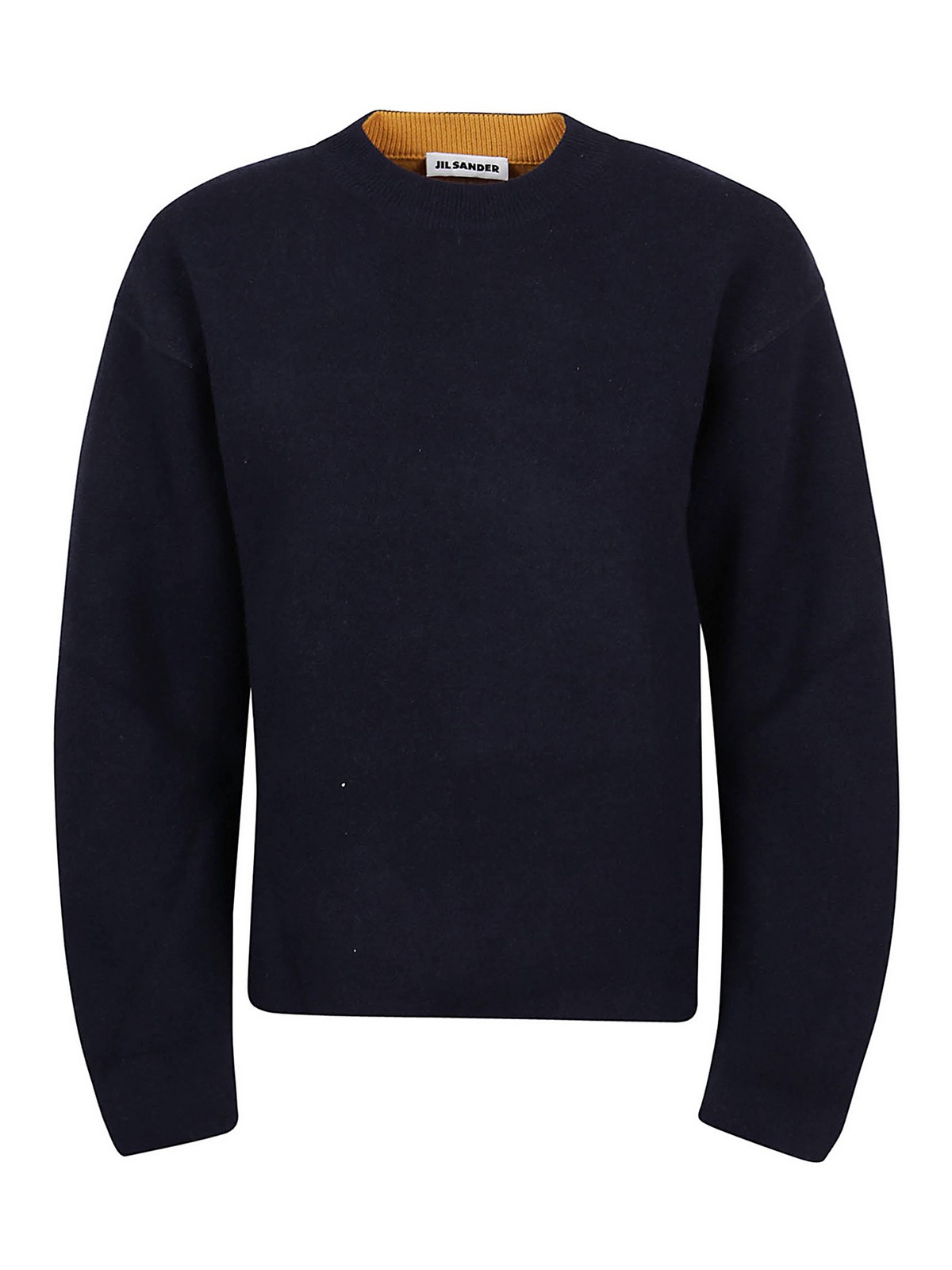 Shop Jil Sander Wool And Cashmere Blend Sweater In Blue
