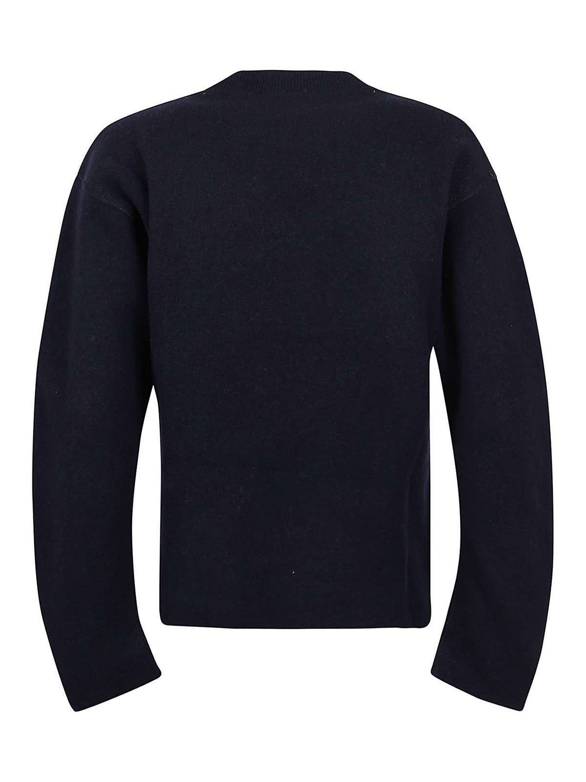 Shop Jil Sander Wool And Cashmere Blend Sweater In Blue