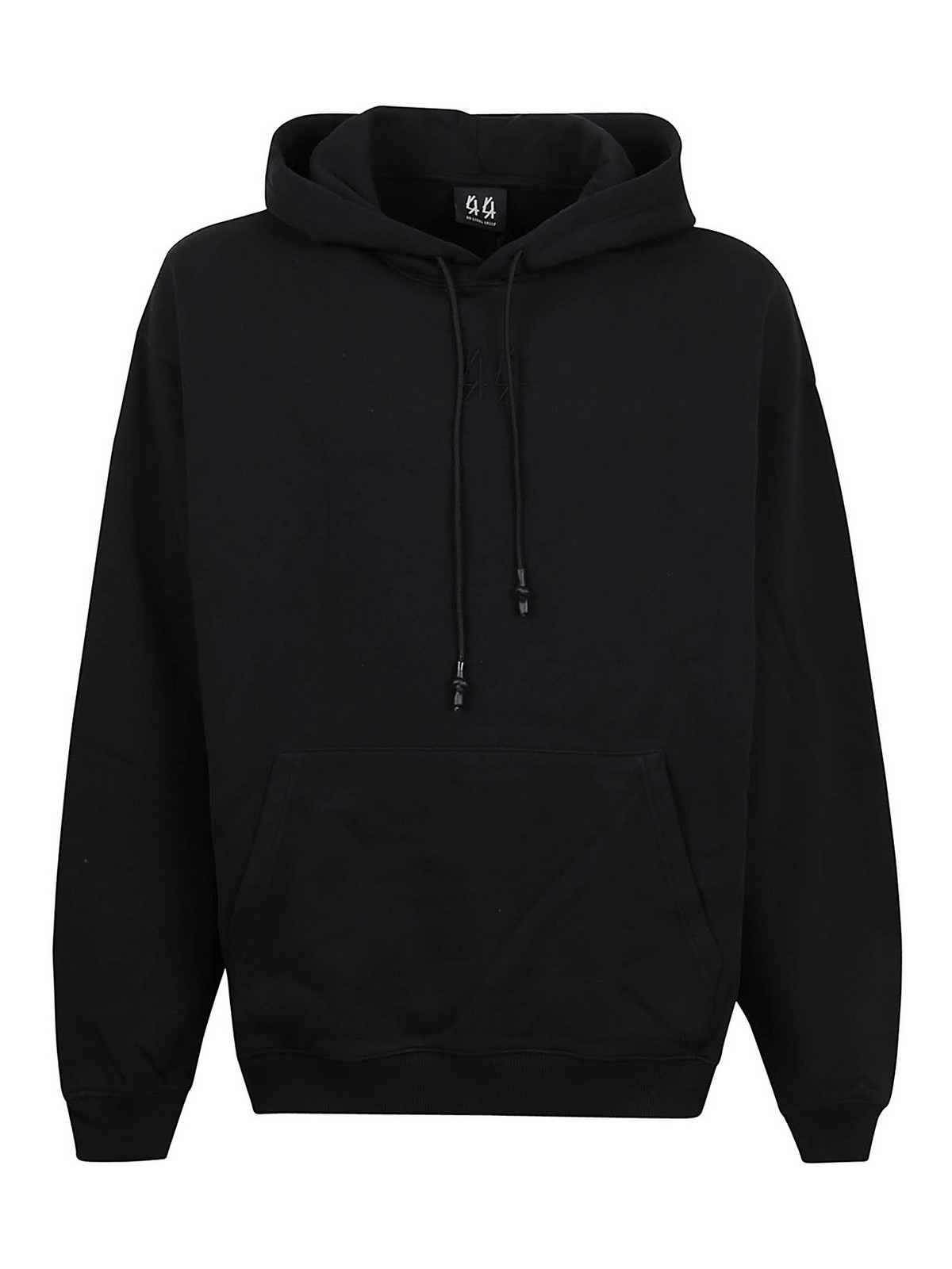 44 Label Group Cotton hoodie - Black - Men|B0030081FA139P113