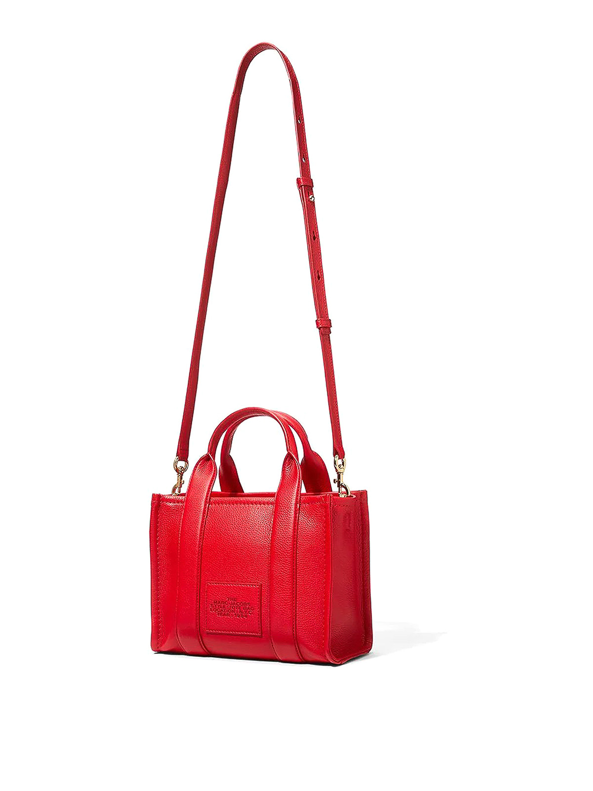 Shop Marc Jacobs The Leather Tote Bag In Red