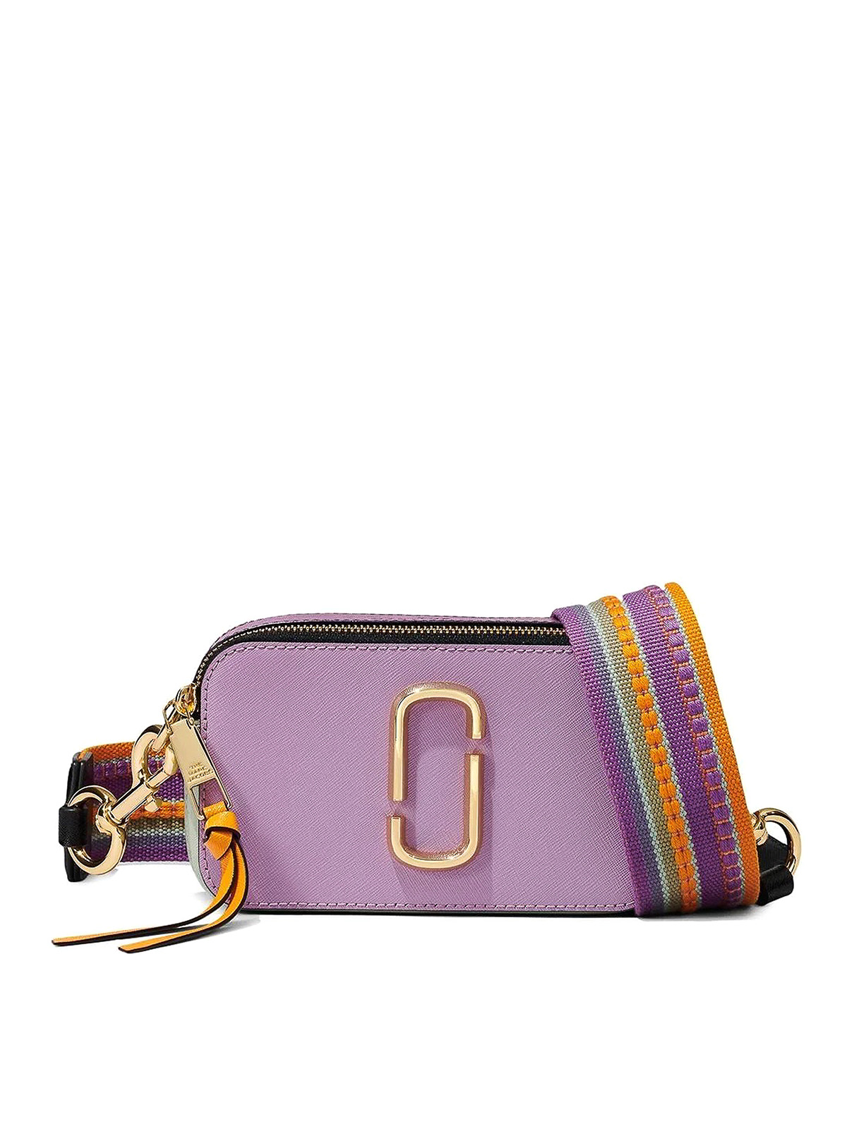Marc Jacobs Colorblock Snapshot Shoulder Bag in Purple