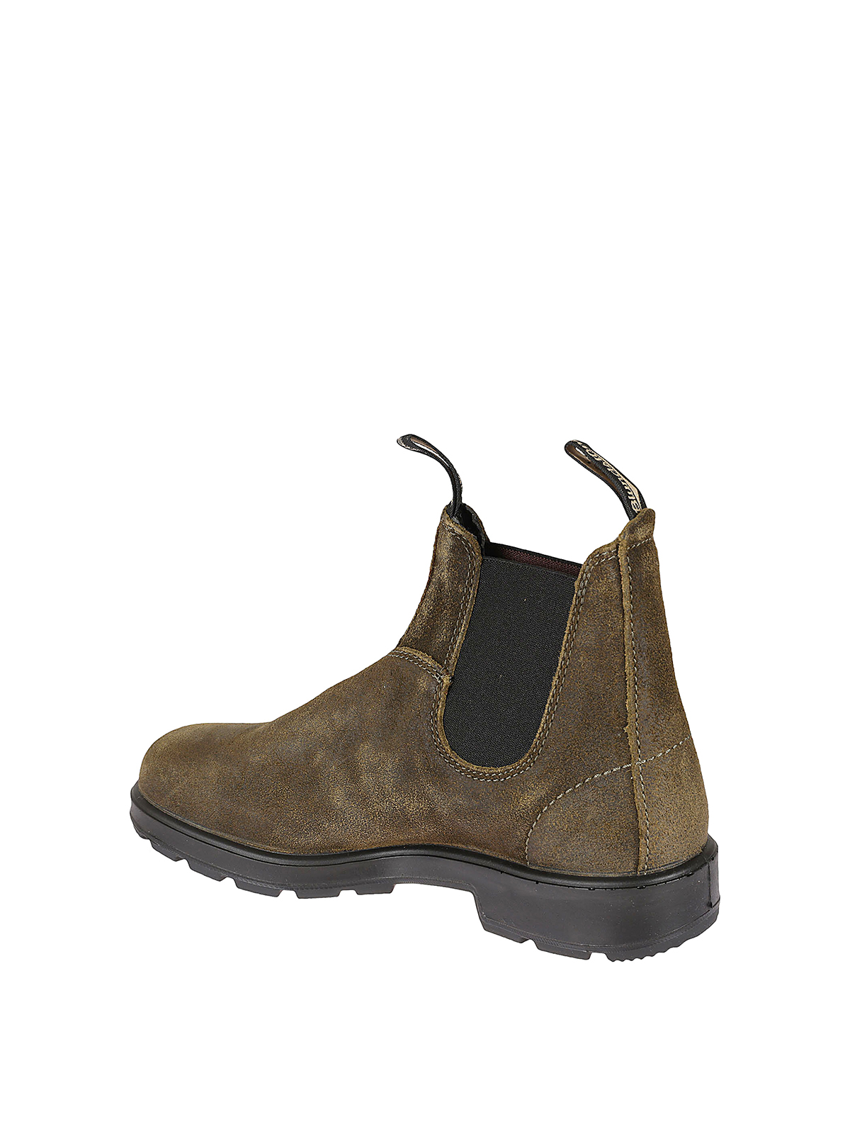 Shop Blundstone Leather Ankle Boots In Verde